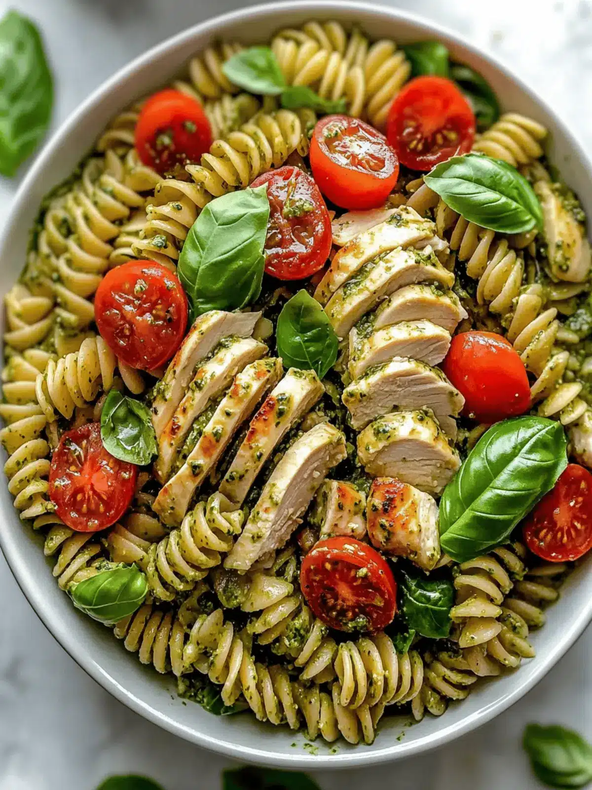 Easy Chicken Pesto Pasta Salad for a Quick Flavor Boost 2 Easy Chicken Pesto Pasta Salad