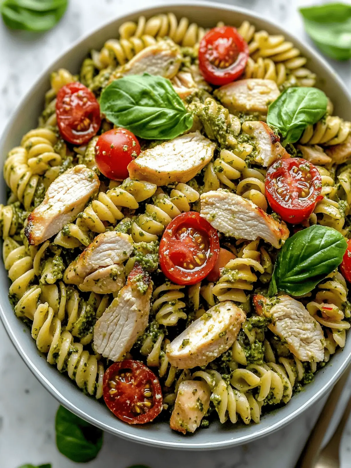 Easy Chicken Pesto Pasta Salad for a Quick Flavor Boost 5 Easy Chicken Pesto Pasta Salad