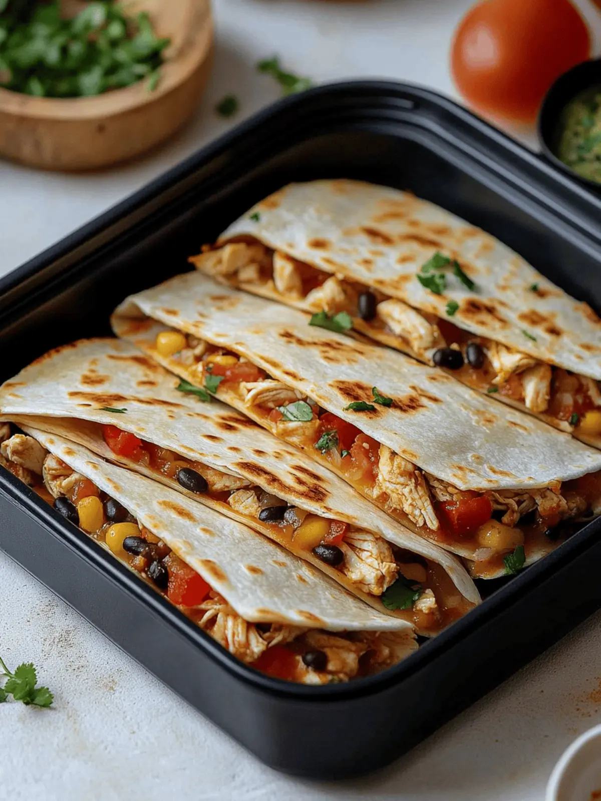 Healthy Baked Chicken Quesadilla for Cozy Weeknight Meals 4 Healthy Baked Chicken Quesadilla