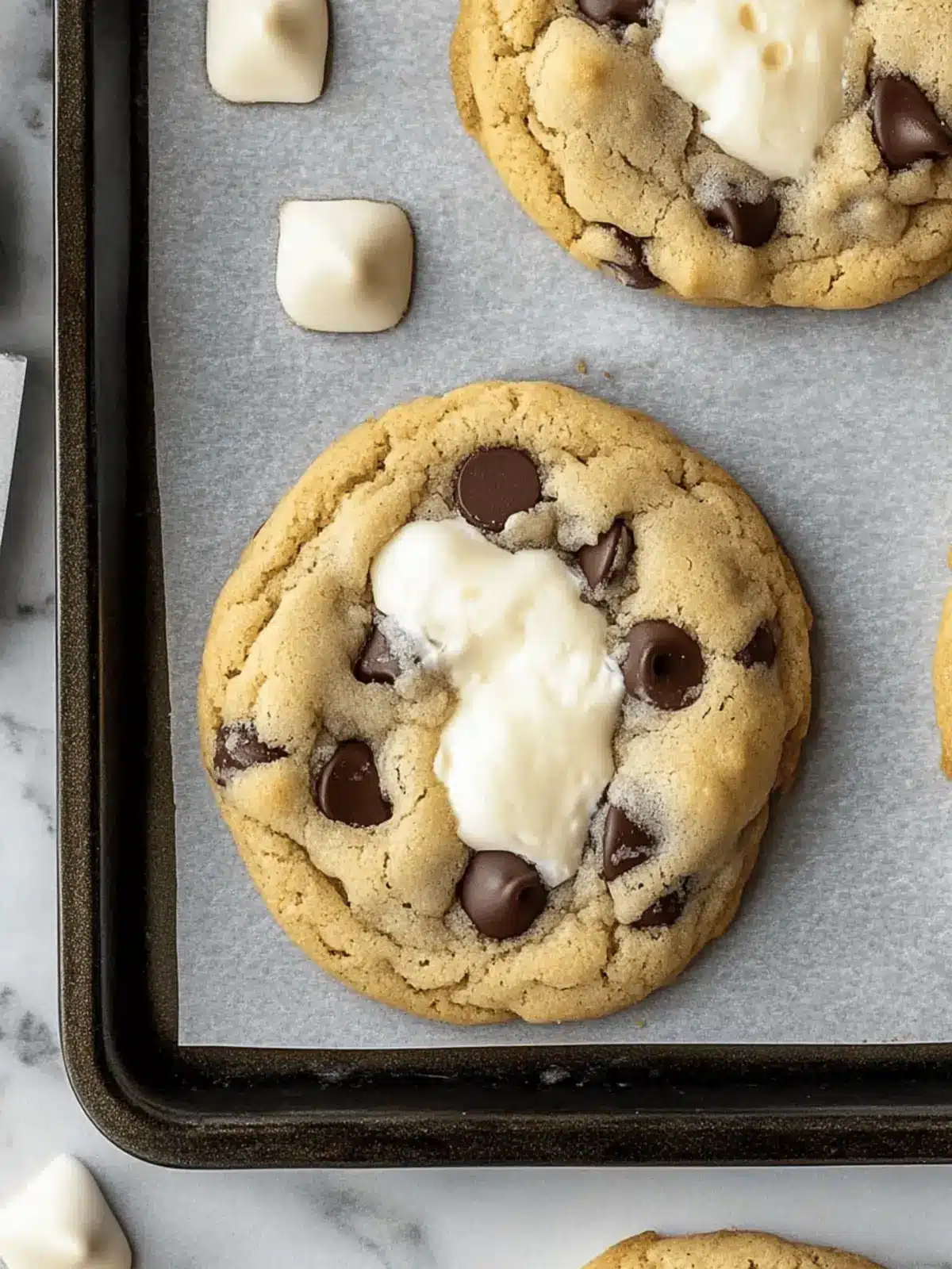 Fluffernutter-Stuffed Chocolate Chip Cookies for Sweet Dreams 2 Fluffernutter-Stuffed Chocolate Chip Cookies