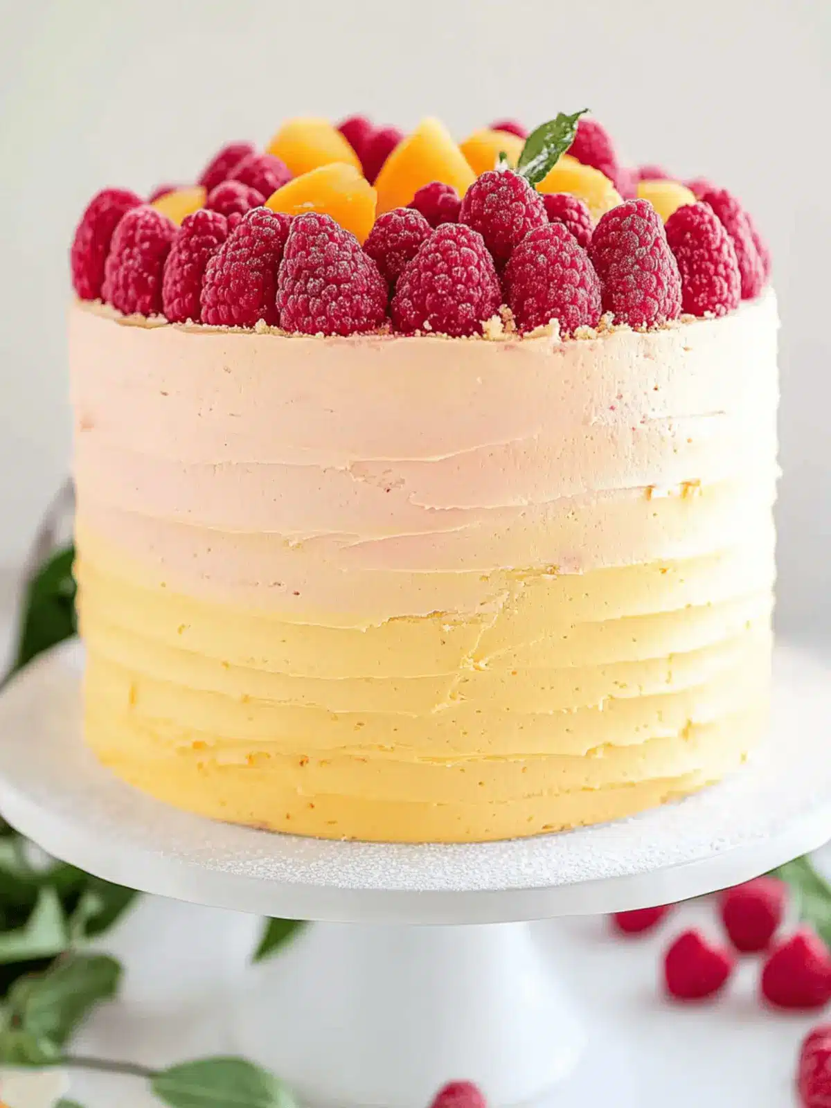 Raspberry Mango Cake: Your Ultimate Summer Celebration Treat 2 Raspberry Mango Cake