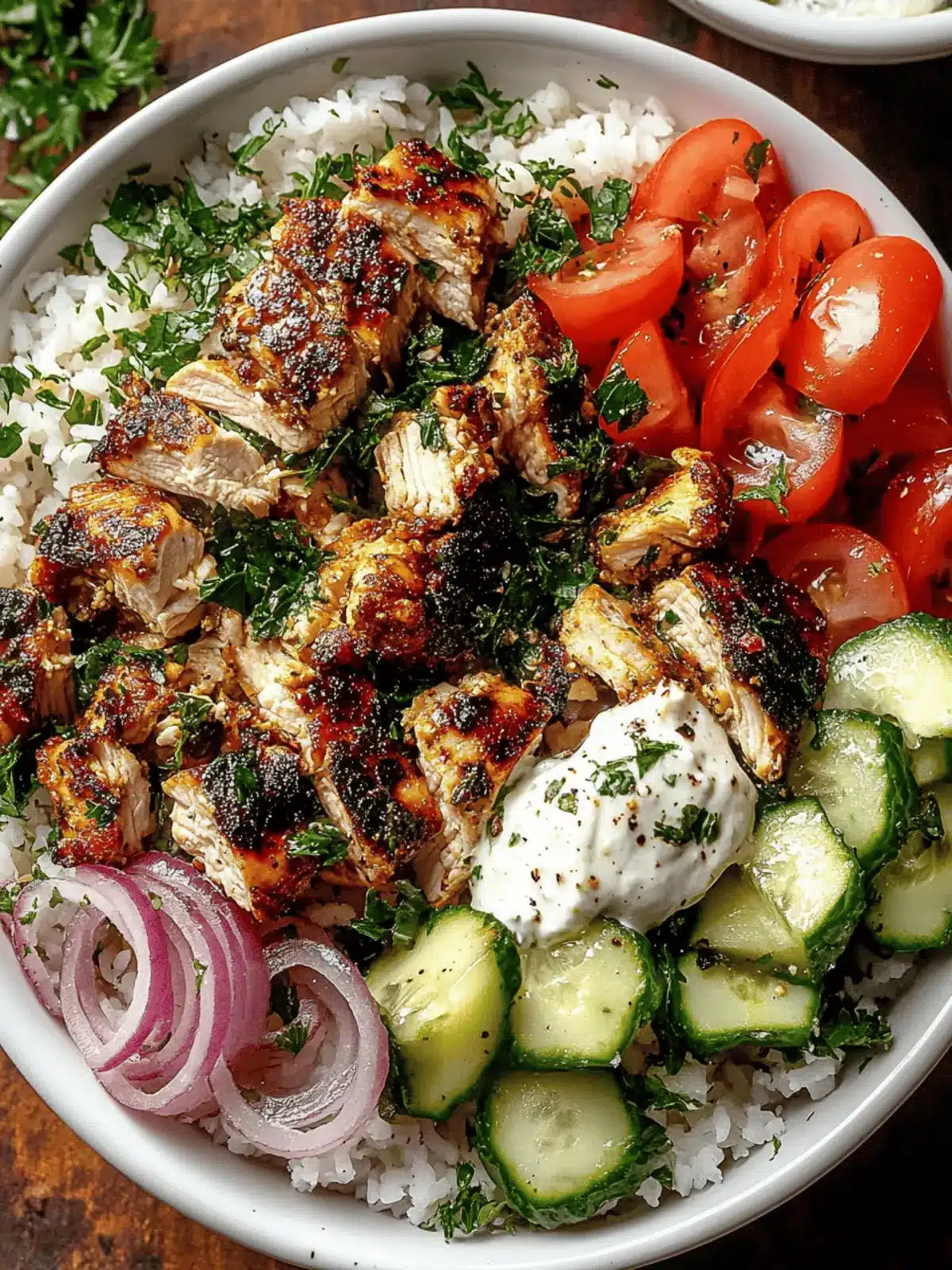 Greek Chicken Gyro Bowls: Fresh Flavors in Every Bite 4 Greek Chicken Gyro Bowls