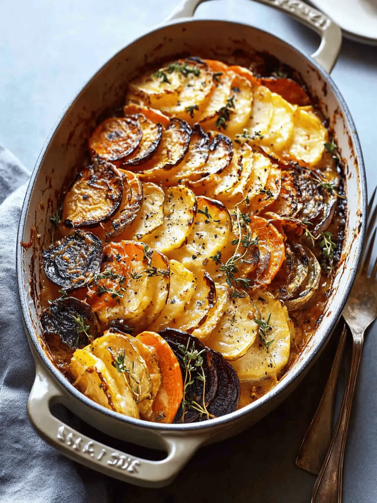 Cheesy Root Vegetable Gratin for a Cozy Holiday Feast 2 Cheesy Root Vegetable Gratin