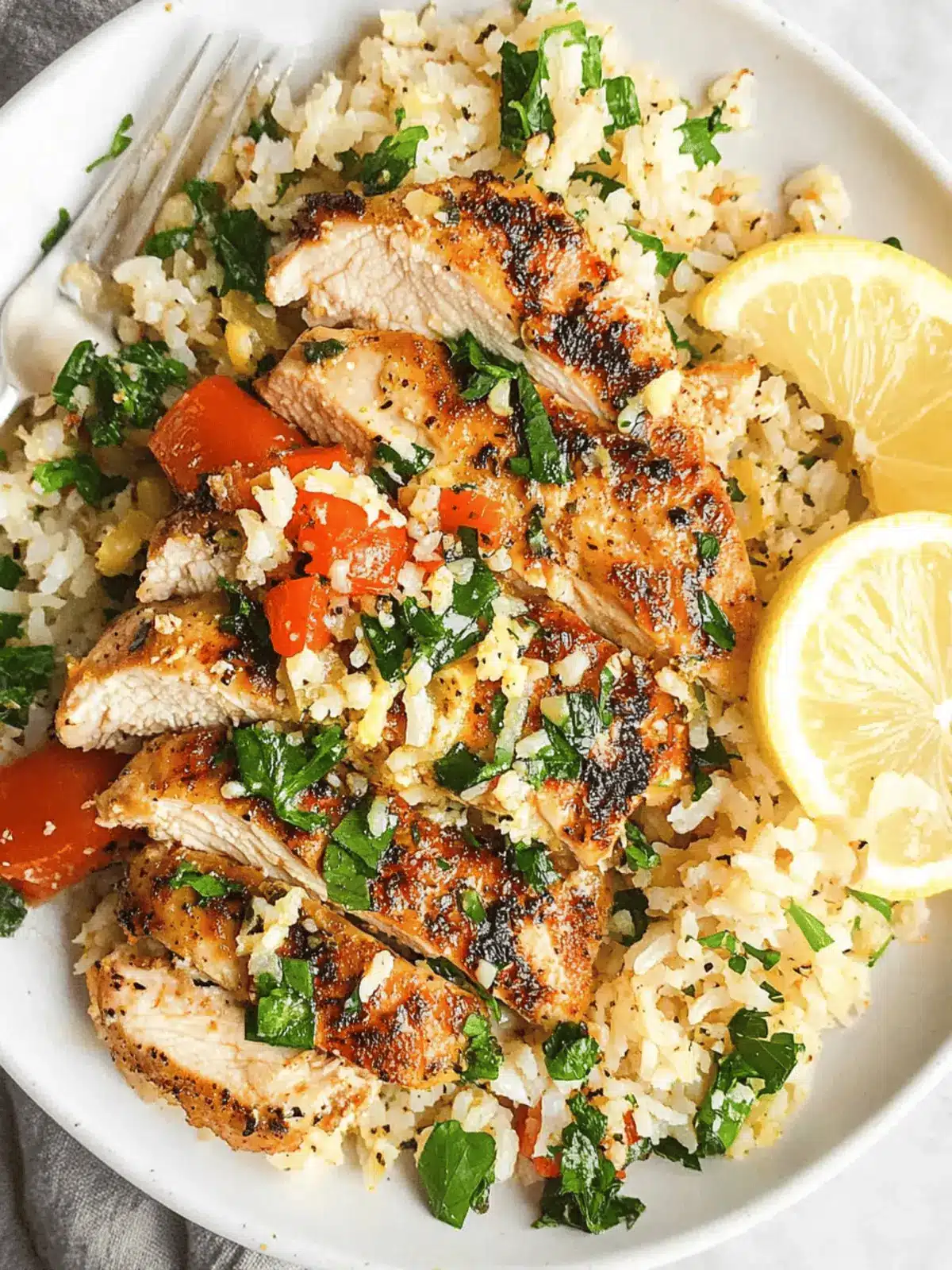 Lemon Garlic Parmesan Chicken and Rice That's Pure Comfort 3 Lemon Garlic Parmesan Chicken and Rice