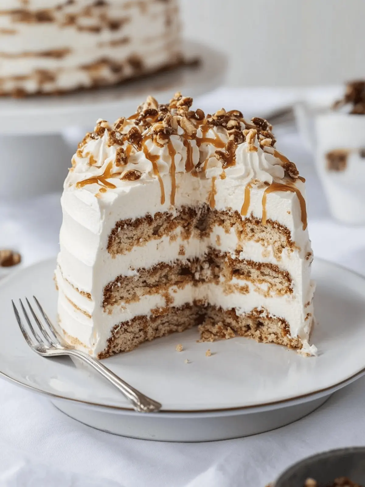Indulge in Caramel Crunch Cake: Gluten-Free Delight! 4 Caramel Crunch Cake