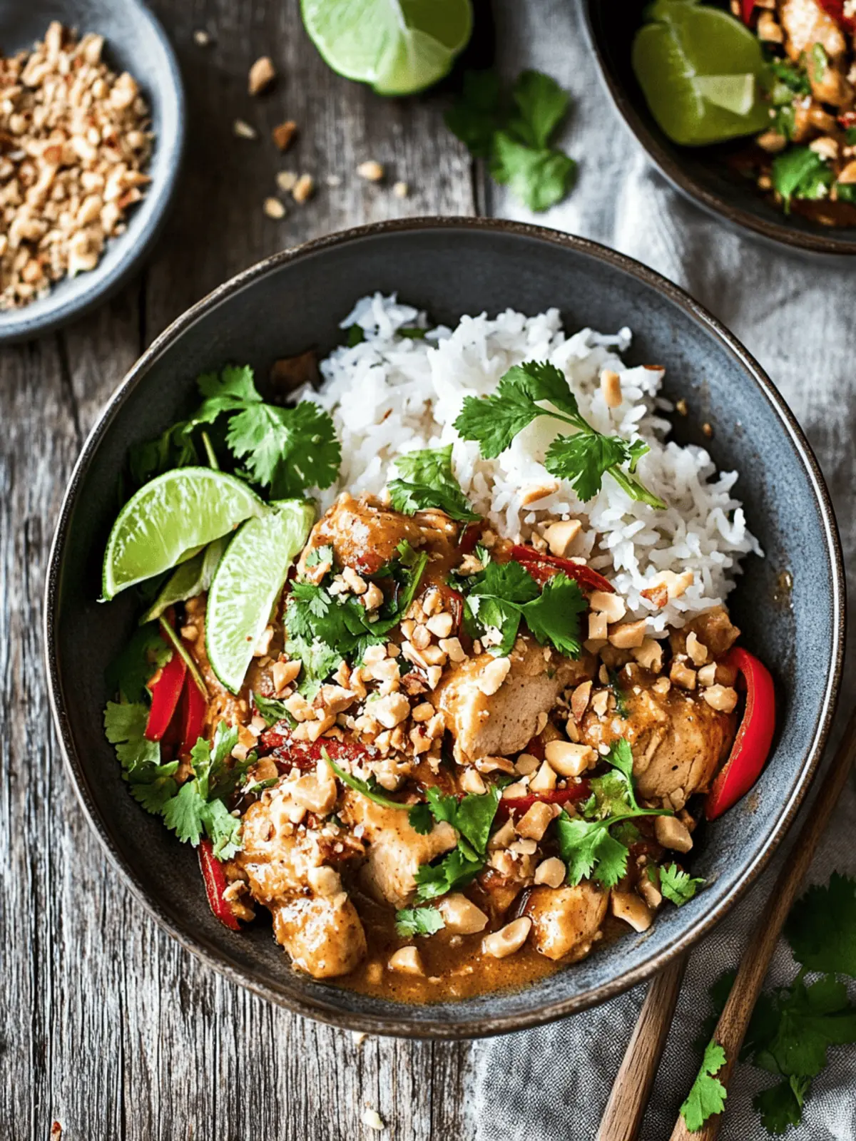 Delicious Spicy Thai Peanut Chicken for Your Weeknight Feast 4 Spicy Thai Peanut Chicken