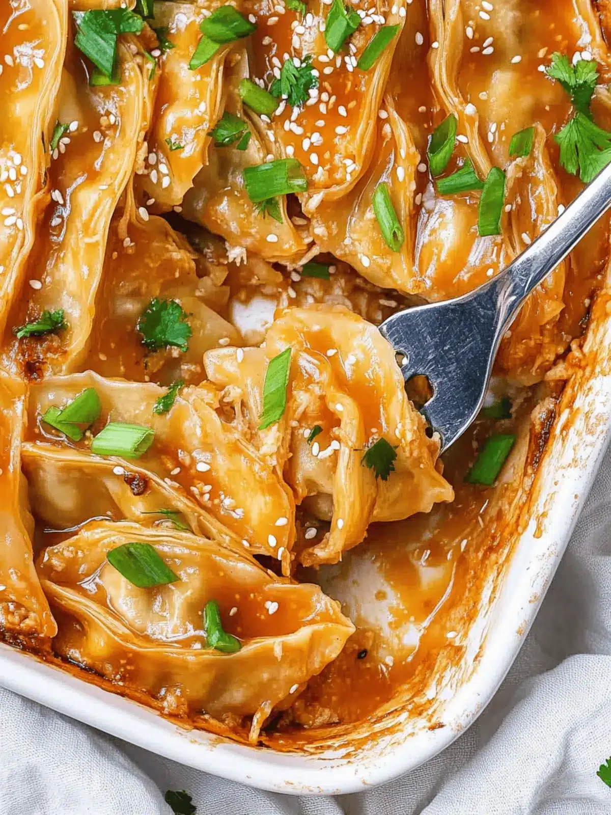 Creamy Dumpling Bake: The Viral One Pan Dinner You Need! 2 Dumpling Bake (Viral One Pan Dumplings)
