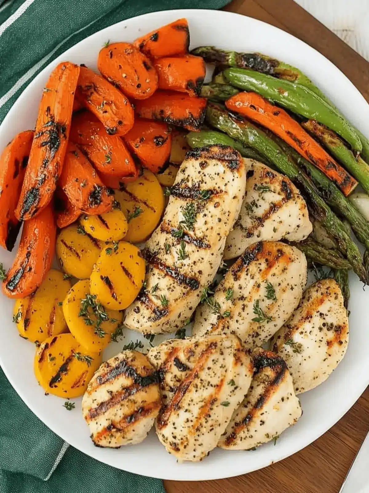 Grilled Garlic and Herb Chicken and Veggies for Busy Nights 3 Grilled Garlic and Herb Chicken and Veggies