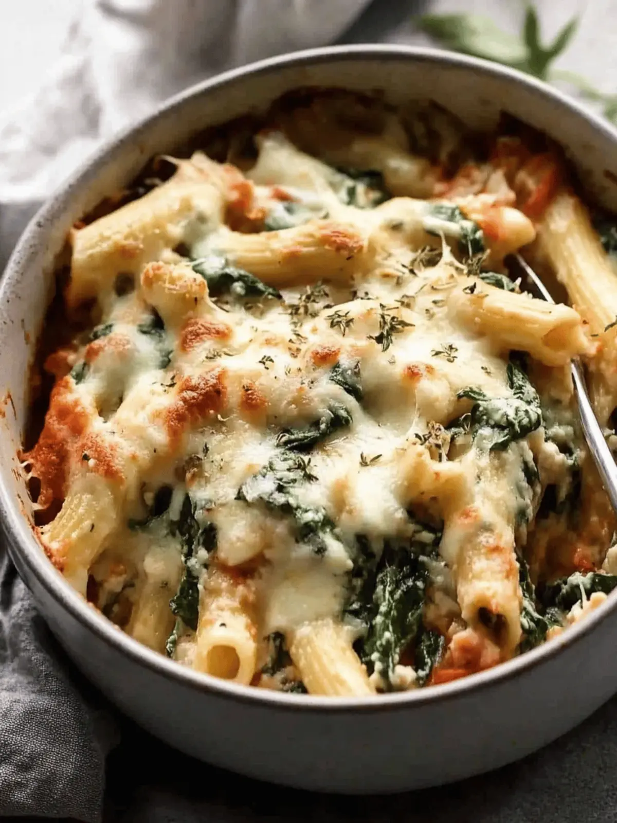 Irresistible Spinach & Ricotta Pasta Bake for Cozy Nights 5 Spinach & Ricotta Pasta Bake