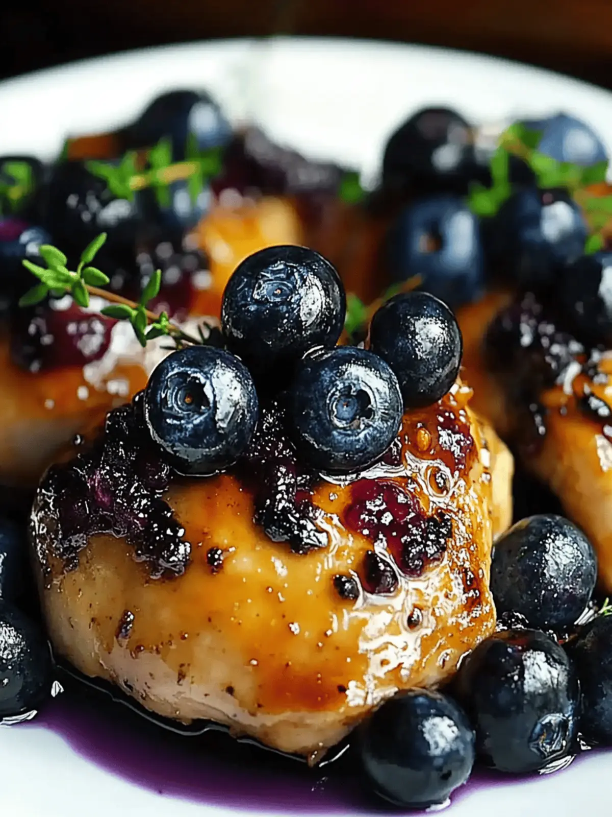 Blueberry Thyme Chicken: Elevate Your Dinner Game Tonight 2 Blueberry Thyme Chicken