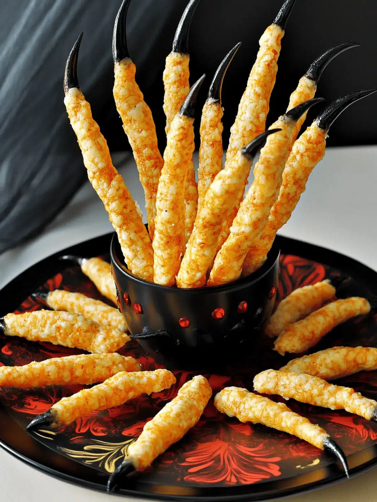 Cheddar Witches’ Fingers: Hocus Pocus Cheese Straws! 3 Cheddar Witches’ Fingers (Spooky Cheese Straws)
