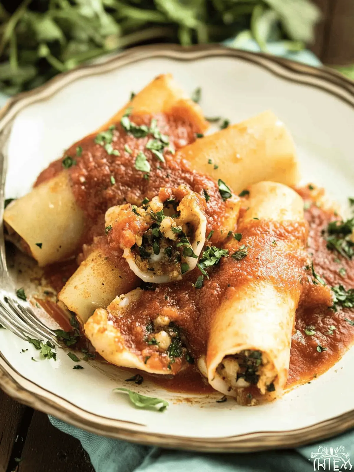 Savory Stuffed Calamari in Rich Tomato Sauce You’ll Love 2 Stuffed Calamari