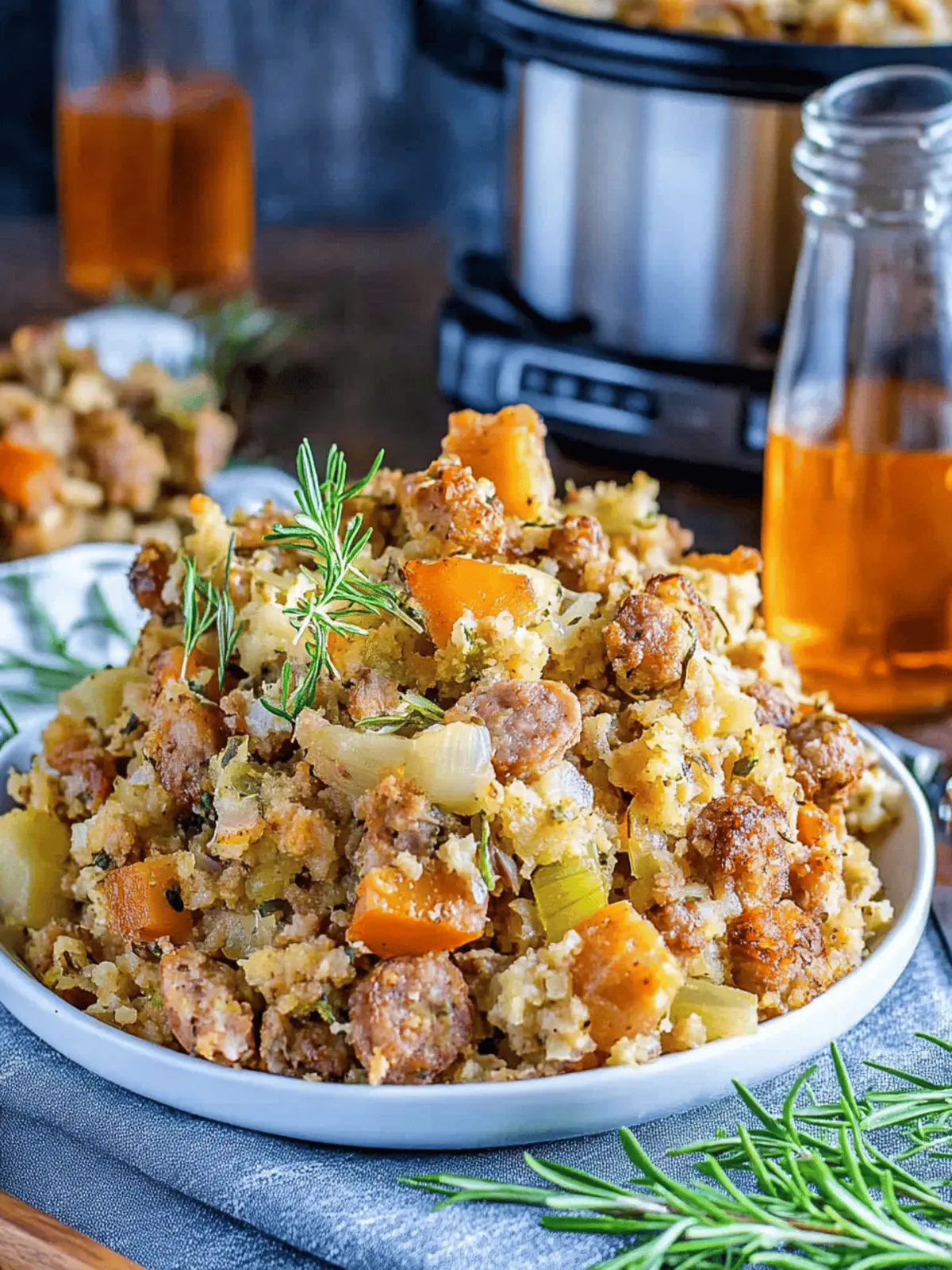 Slow Cooker Sausage Stuffing That Will Wow Your Guests 2 Slow Cooker Sausage Stuffing