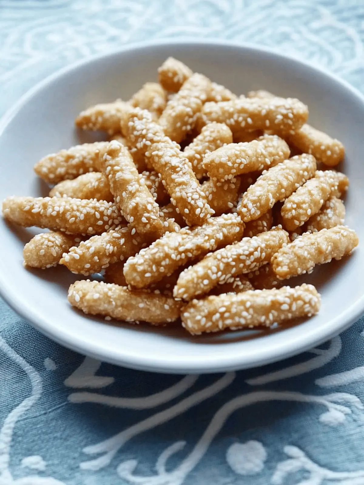 Buttery Sesame Sticks: Your New Favorite Crunchy Snack! 3 Buttery Sesame Sticks