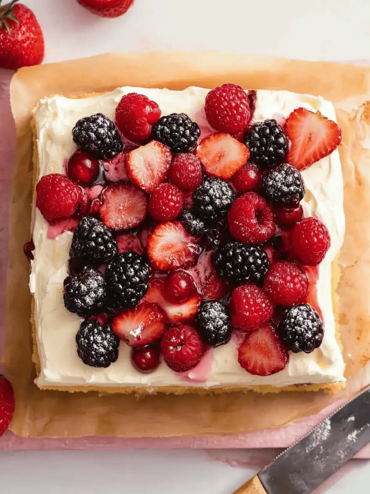 Lemon Berry Mascarpone Cake to Brighten Your Day 5 Lemon Berry Mascarpone Cake