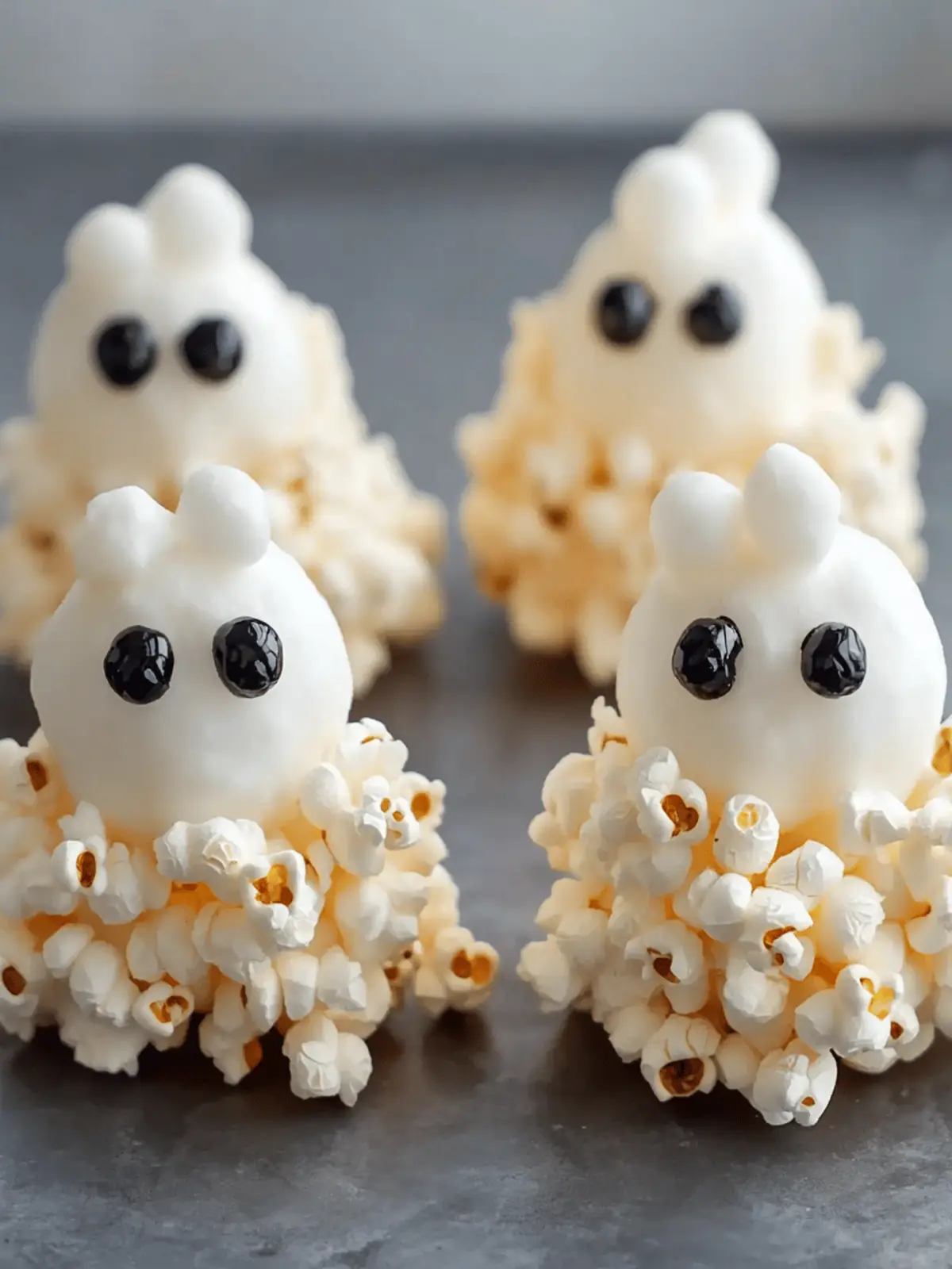 Spooktacular Ghost Popcorn Balls for Fun Family Treats 4 Ghost Popcorn Balls