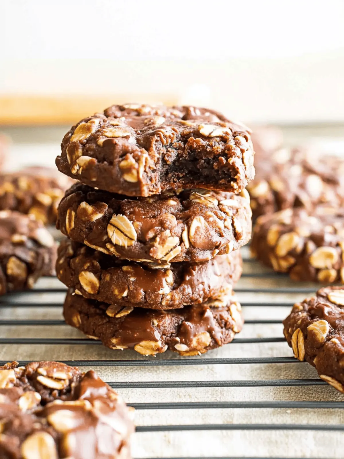 Indulge Guilt-Free with No Bake Chocolate Oatmeal Cookies 4 No Bake Chocolate Oatmeal Cookies (Healthy)