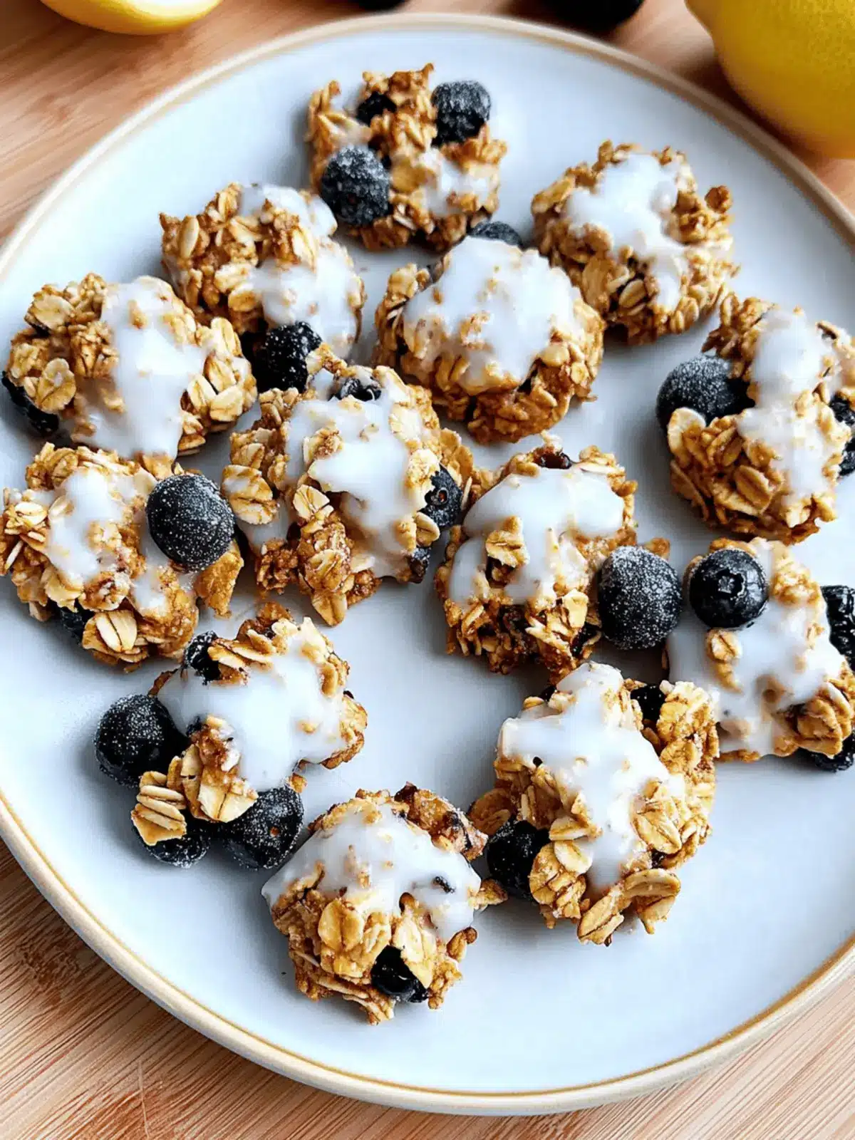 Lemon Blueberry Granola Clusters for a Guilt-Free Snack 2 Lemon Blueberry Granola Clusters
