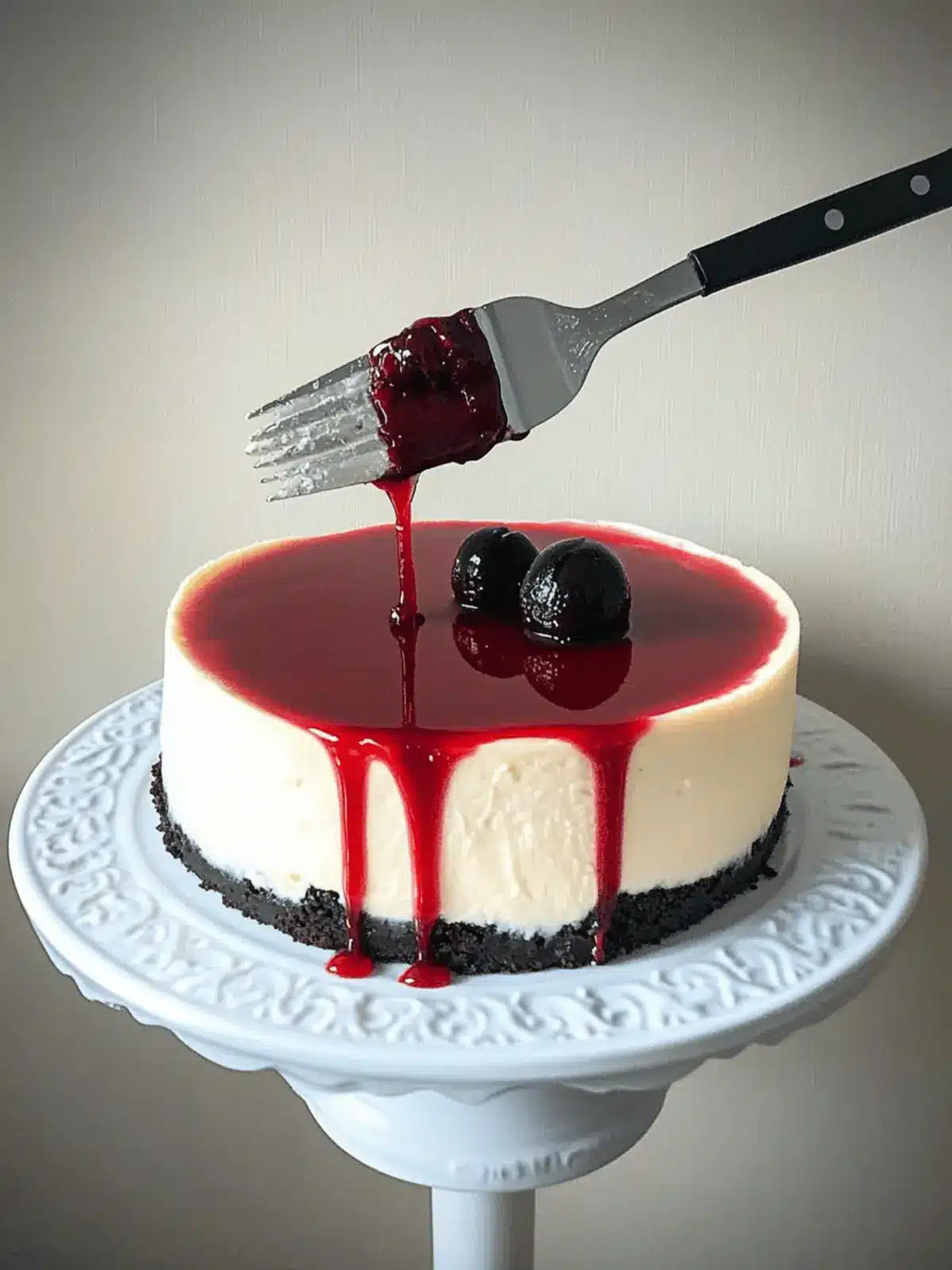Indulge in a Bloody Good Halloween Cheesecake Delight 5 Bloody Good Halloween Cheesecake