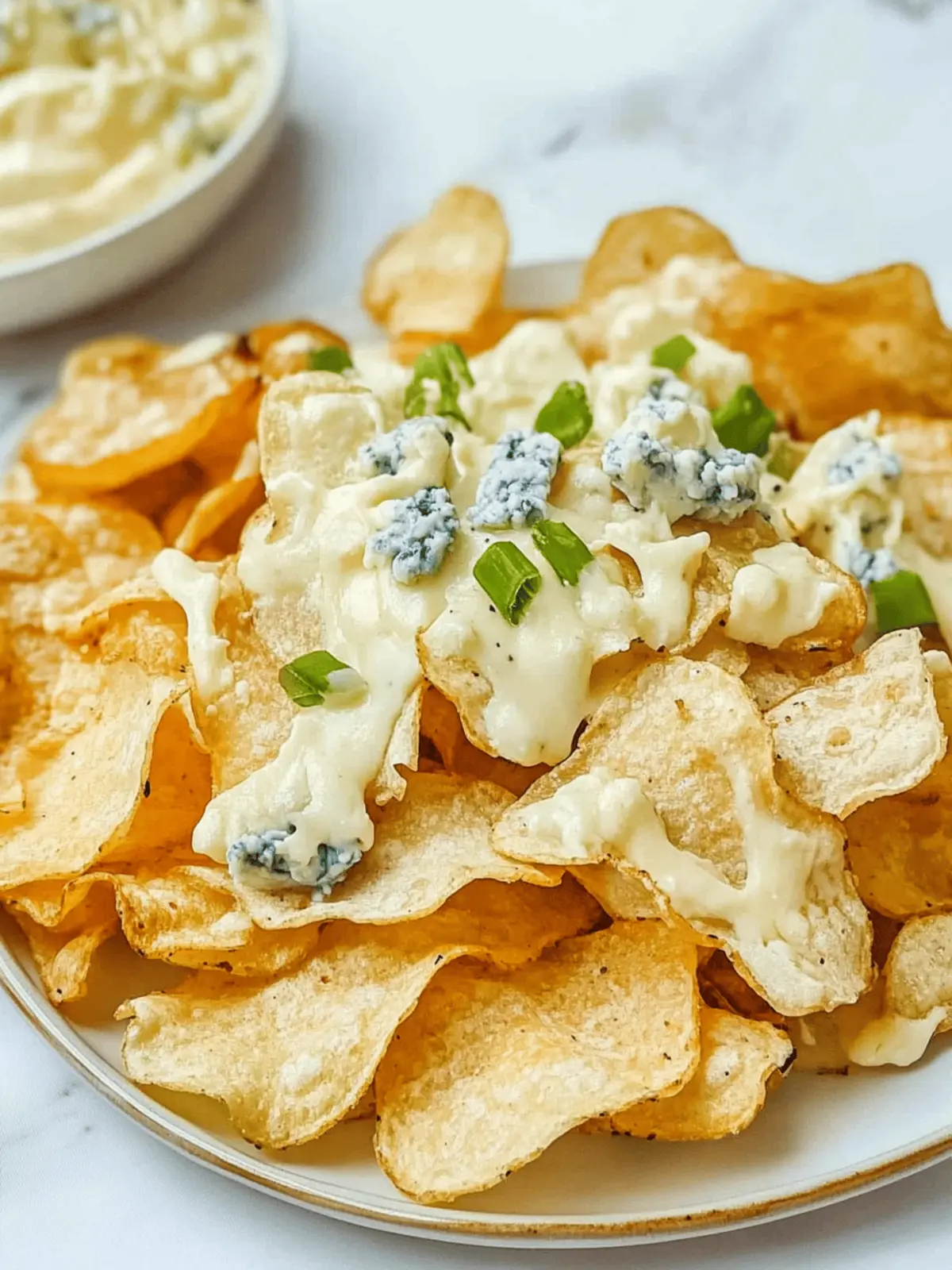 Delicious Copycat Bennigan’s Blue Cheese Chips in 12 Minutes 5 Copycat Bennigan’s Blue Cheese Chips