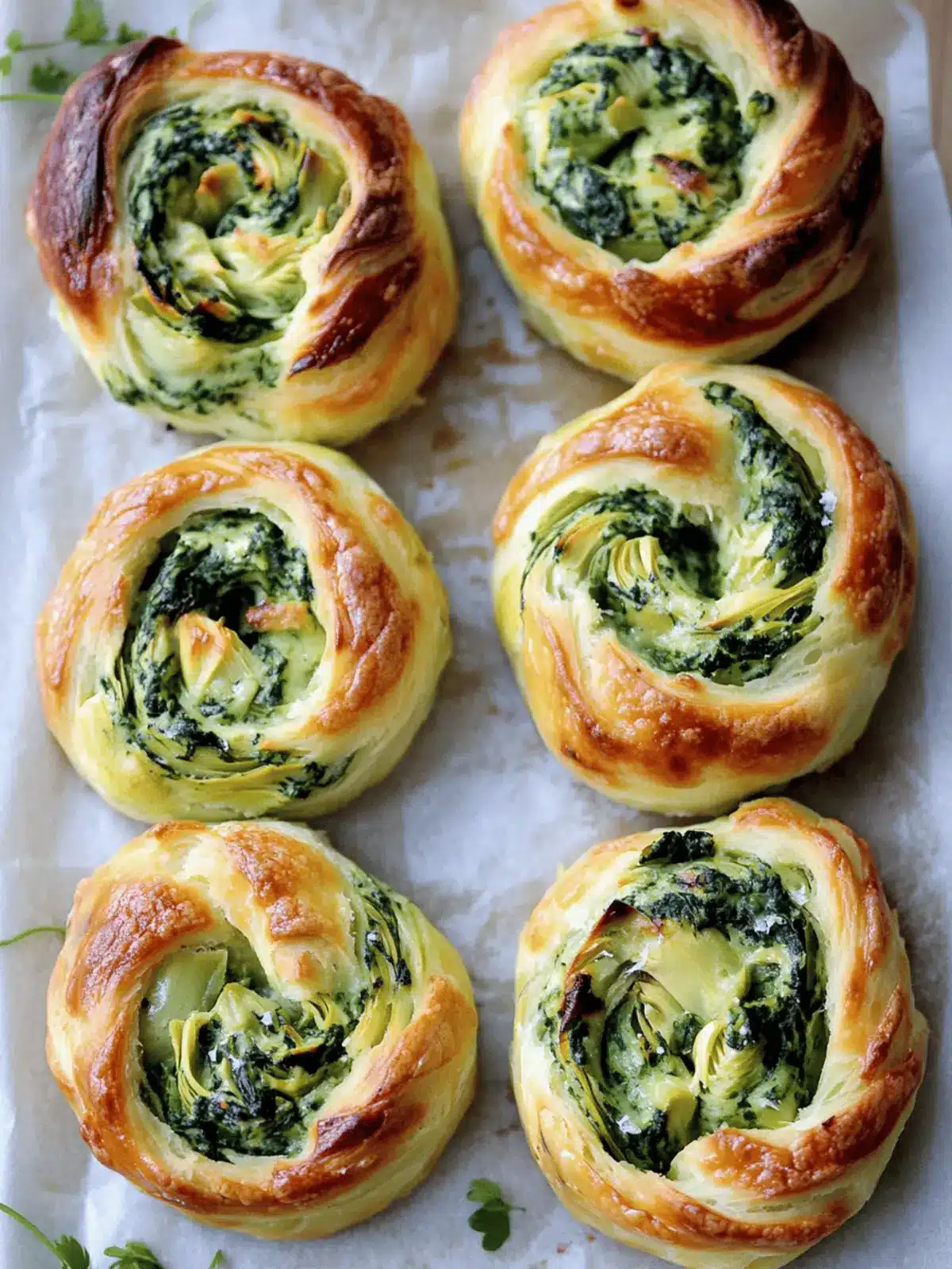 Delicious Spinach Artichoke Swirls for Irresistible Snacking 3 Spinach Artichoke Swirls