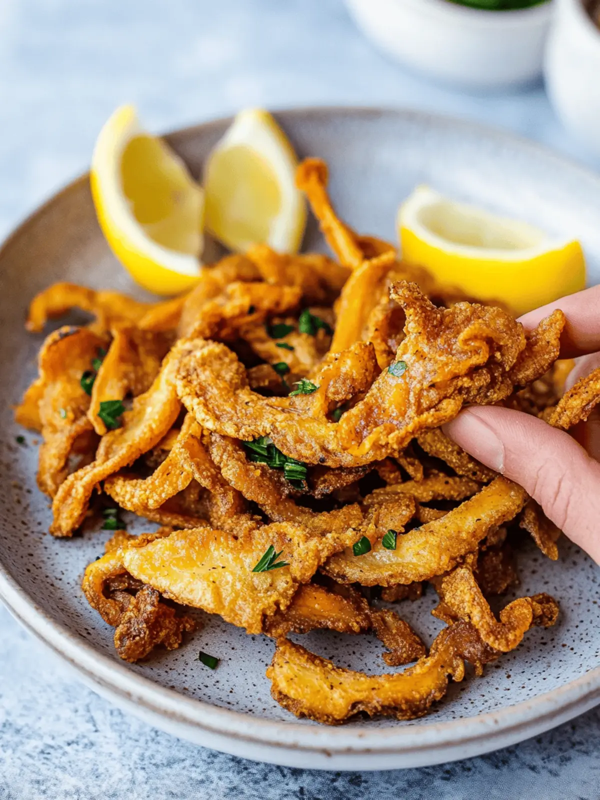 Crispy Pan-Fried Oyster Mushrooms with Balsamic Bliss 5 Pan-Fried Oyster Mushrooms