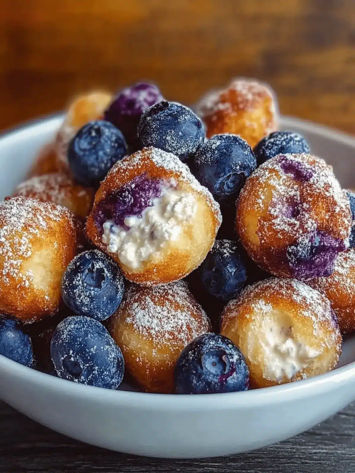 Air Fryer Blueberry Cottage Cheese Donut Holes for Guilt-Free Joy 5 Air Fryer Blueberry Cottage Cheese Donut Holes