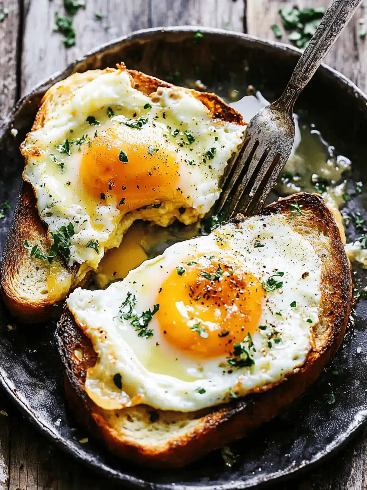 Decadent French Baked Eggs on Toast for a Luxe Brunch Treat 4 French Baked Eggs on Toast