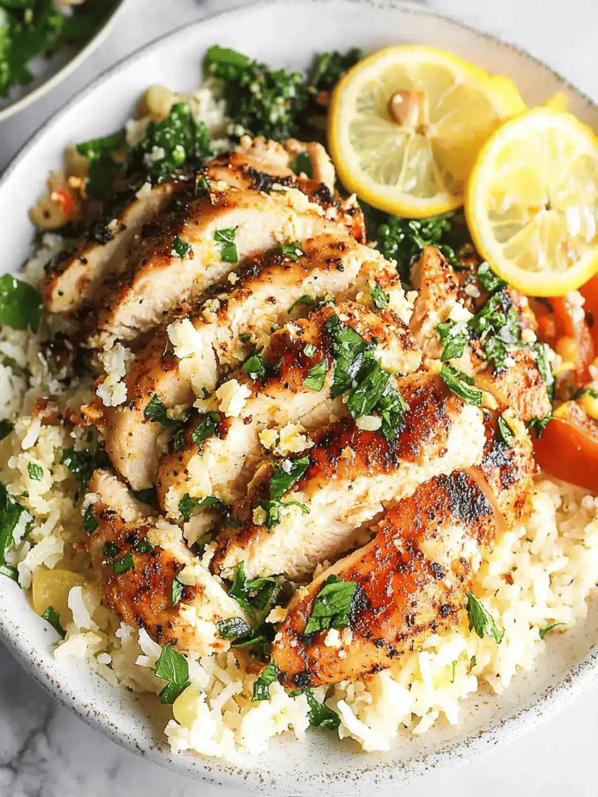 Lemon Garlic Parmesan Chicken and Rice That's Pure Comfort 2 Lemon Garlic Parmesan Chicken and Rice