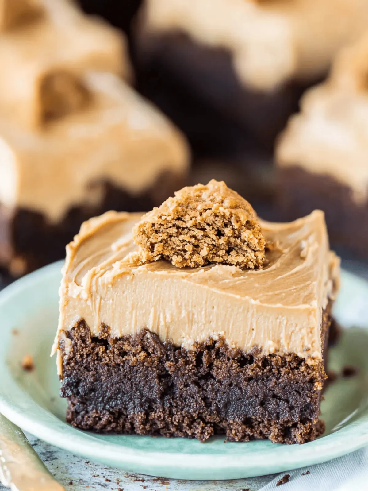 Decadent Cookie Butter Brownies with Cookie Butter Frosting 3 Cookie Butter Brownies with Cookie Butter Frosting