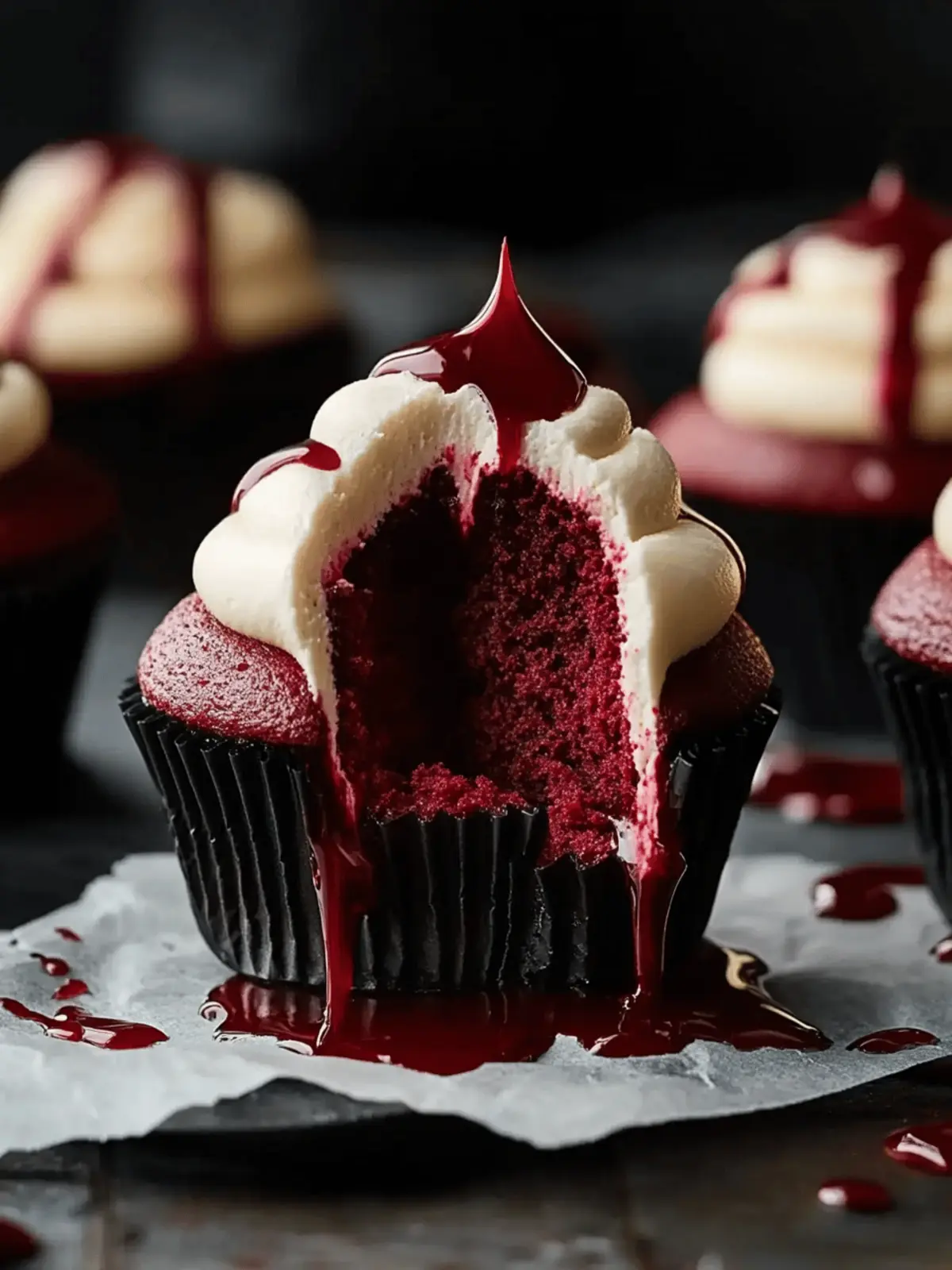 Delicious Halloween Vampire Bite Cupcakes for Spooky Treats 2 Halloween Vampire Bite Cupcakes