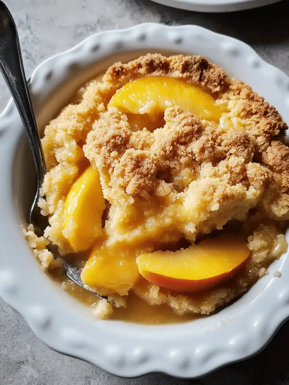 Homemade Peach Cobbler That's Easy and Irresistibly Delicious 3 Homemade Peach Cobbler