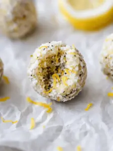 Zesty Lemon Bliss Balls: A Refreshing Homemade Treat! 6 Lemon Bliss Balls