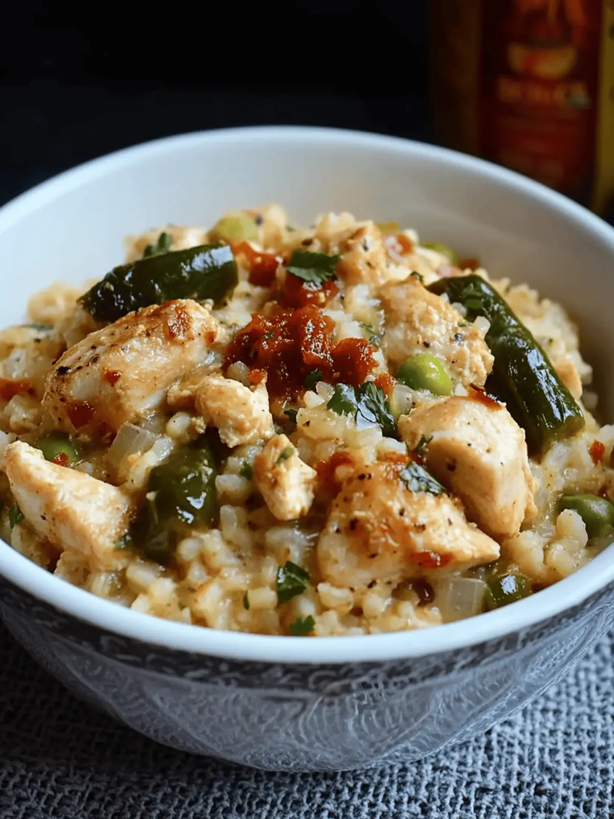 Irresistibly Creamy Spicy Chicken Poblano Risotto Delight 3 Spicy Chicken Poblano Ristto