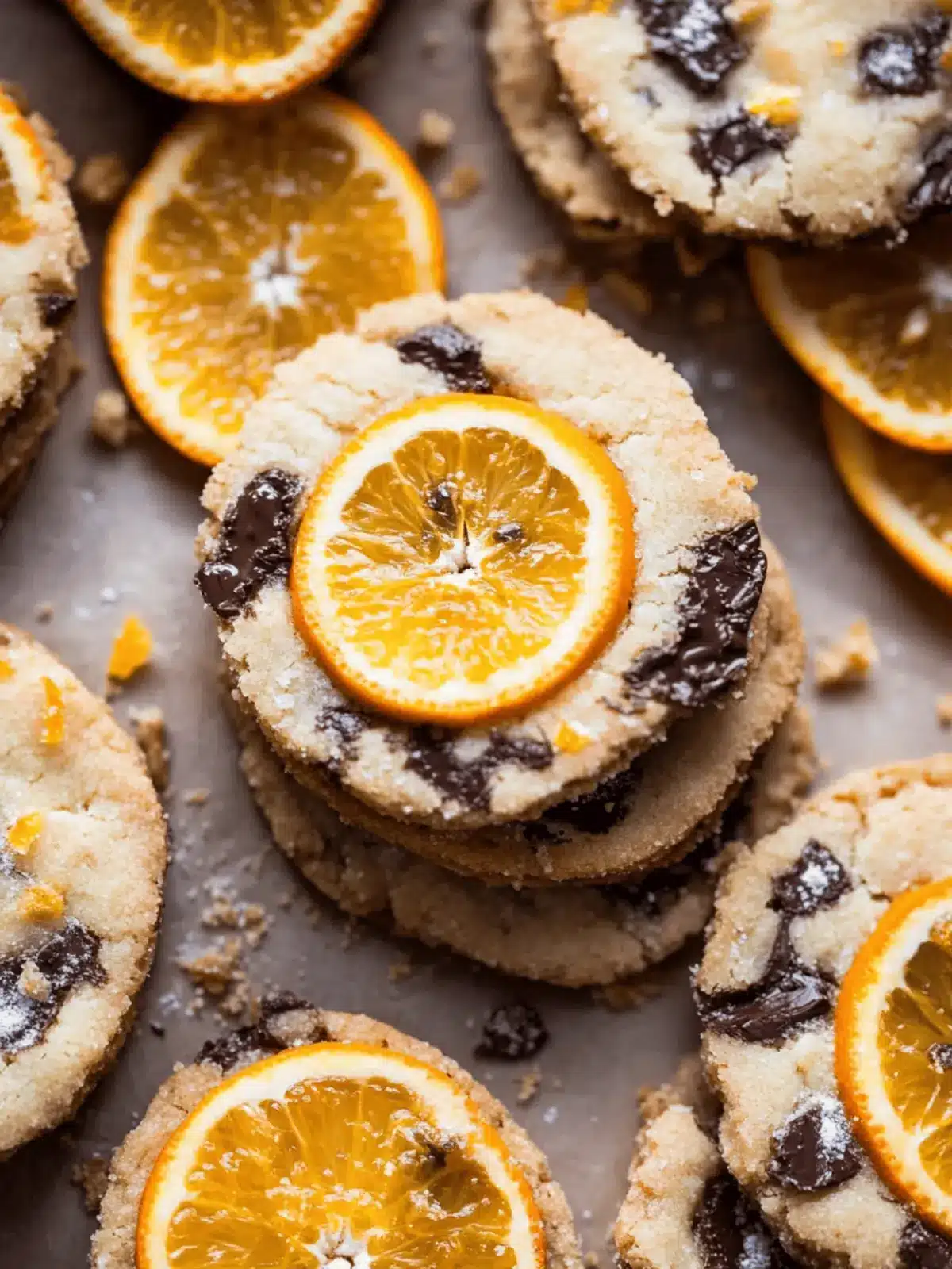 Dark Chocolate Orange Shortbread Cookies for a Cozy Treat 2 Dark Chocolate Orange Shortbread Cookies