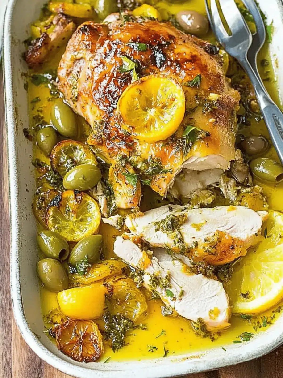 Herb Roasted Chicken with Warm Olives and Citrus Bliss 3 Herb Roasted Chicken with Warm Olives and Citrus