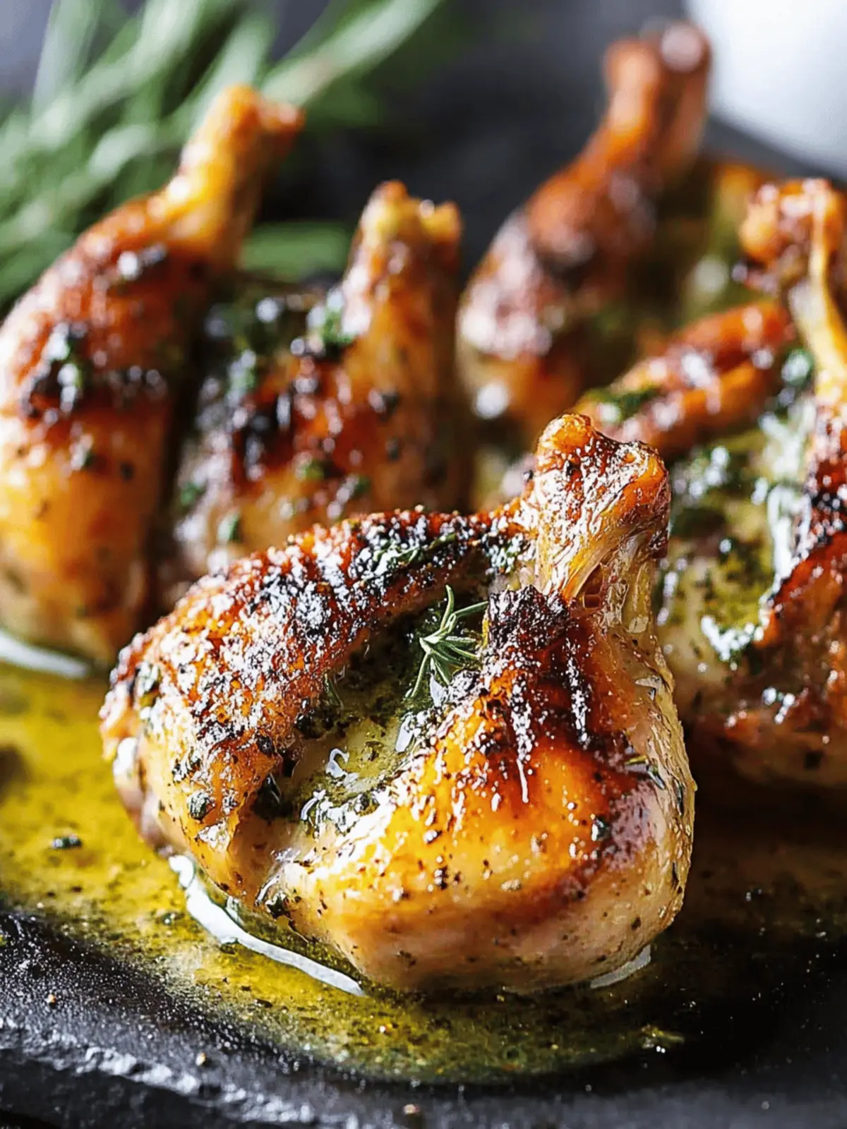 Garlic Herb Butter Roasted Quail: A Gourmet Feast Tonight 2 Garlic Herb Butter Roasted Quail