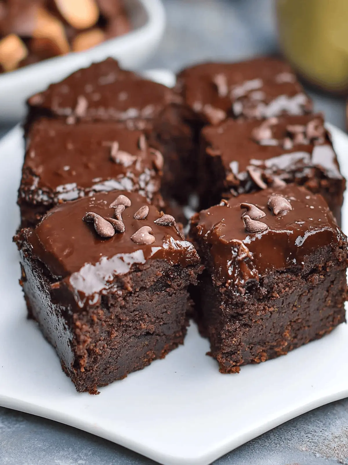 Fudgy Sweet Potato Brownies: Guilt-Free Vegan Delight 3 Sweet Potato Brownies (Vegan, Gluten-Free)