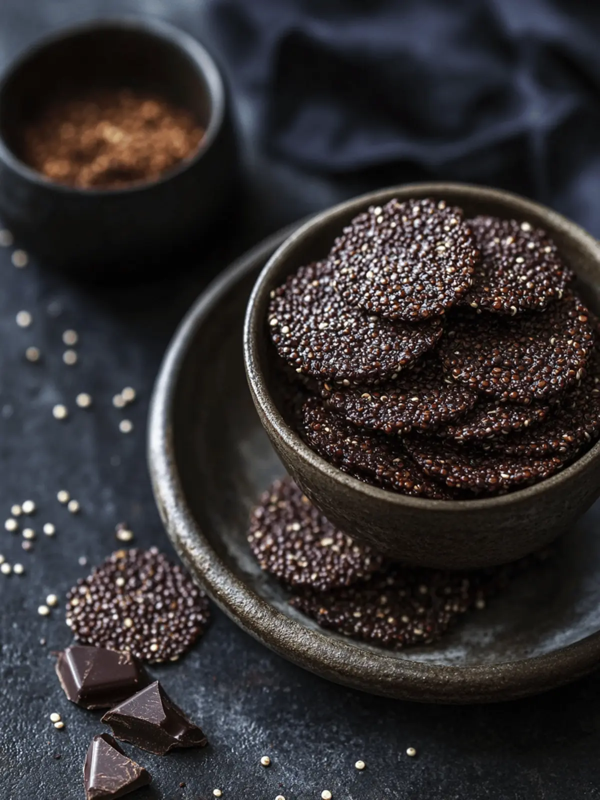 Delicious Dark Chocolate Quinoa Crisps: A Guilt-Free Treat 2 Dark Chocolate Quinoa Crisps
