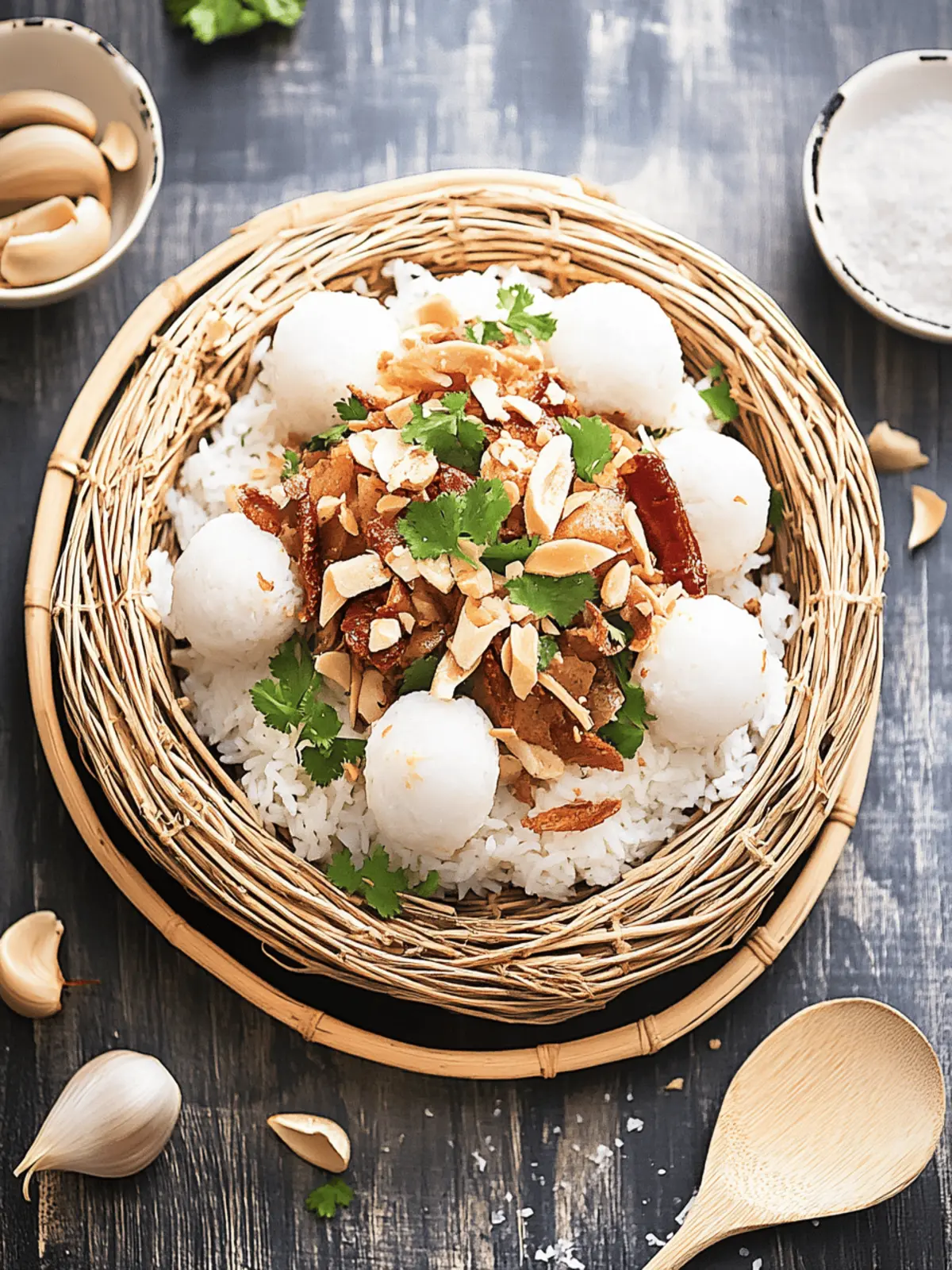 Savory Vietnamese Sticky Rice: Top It Your Way! 2 Vietnamese Sticky Rice