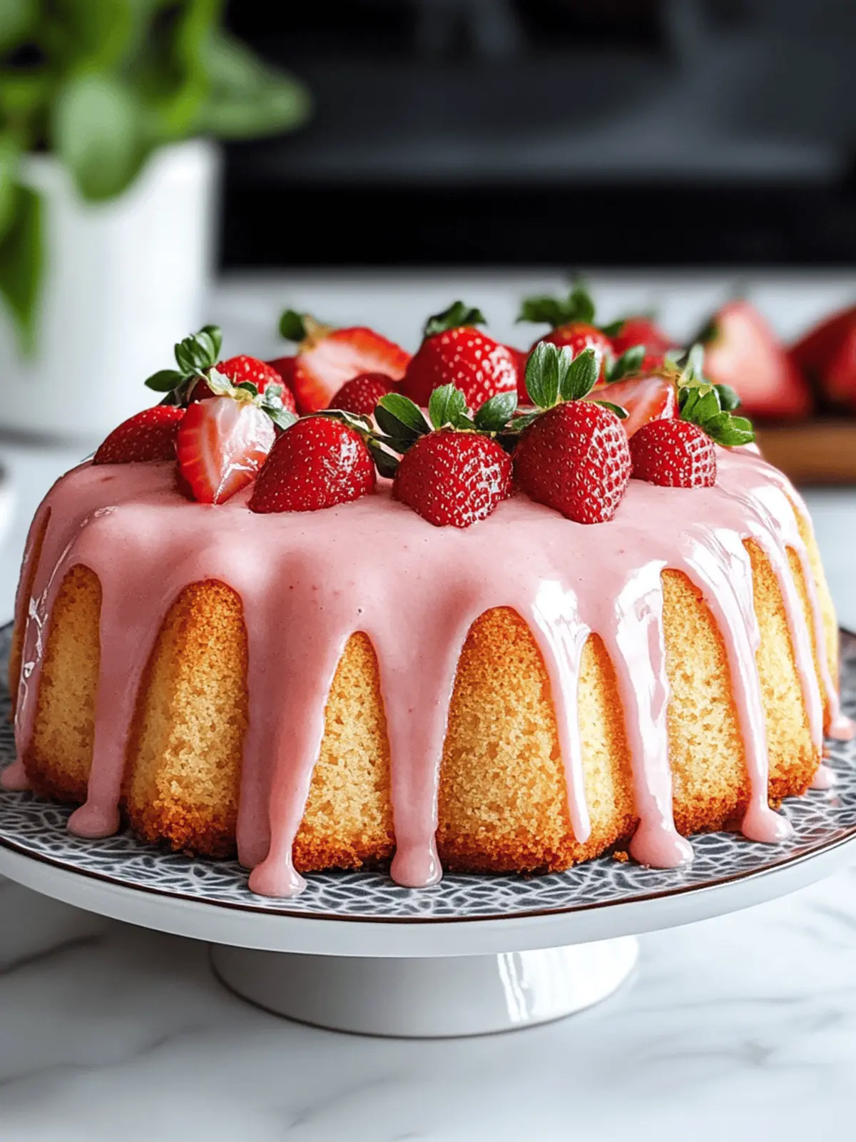 Sweet and Tangy Strawberry Pound Cake That's Simply Irresistible 4 Sweet and Tangy Strawberry Pound Cake