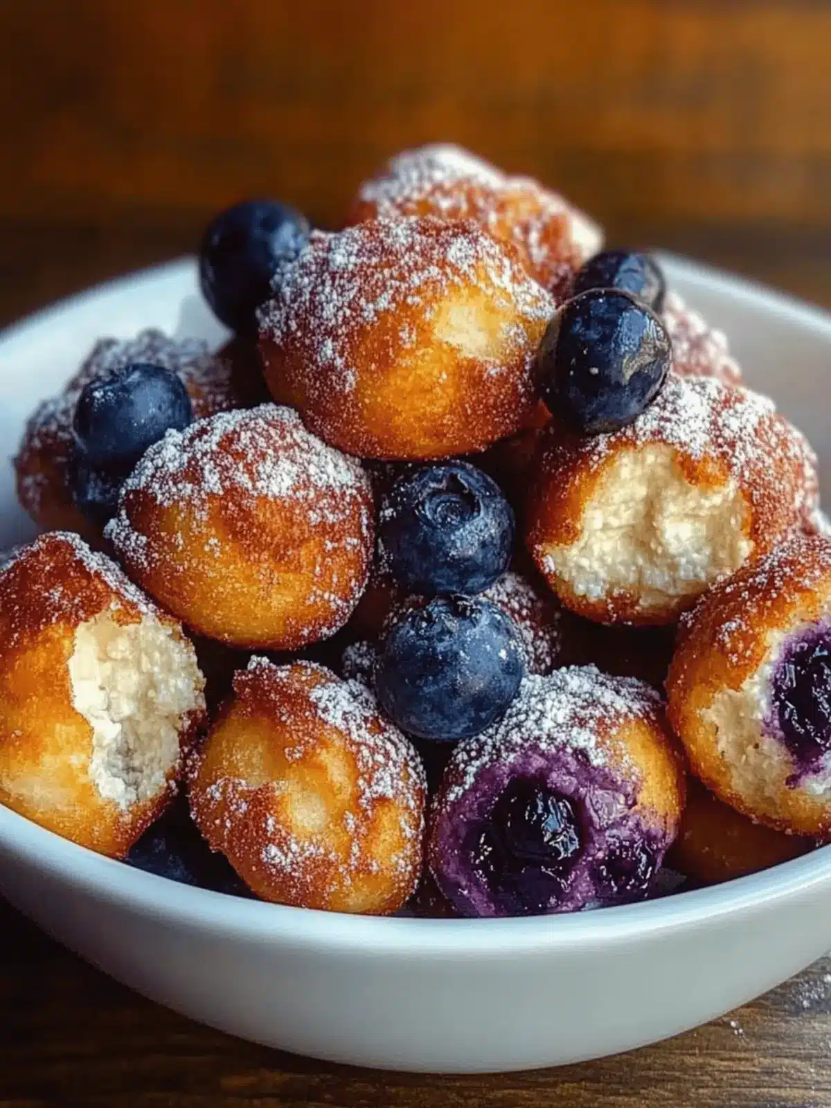 Air Fryer Blueberry Cottage Cheese Donut Holes for Guilt-Free Joy 3 Air Fryer Blueberry Cottage Cheese Donut Holes