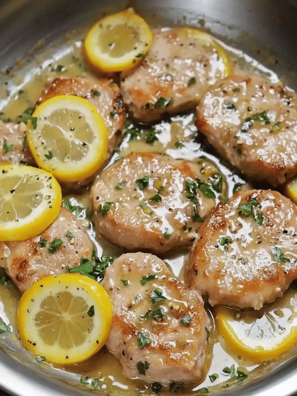 Savor Pork Medallions with Picatta Sauce in Just 25 Minutes 5 Pork Medallions with Picatta Sauce