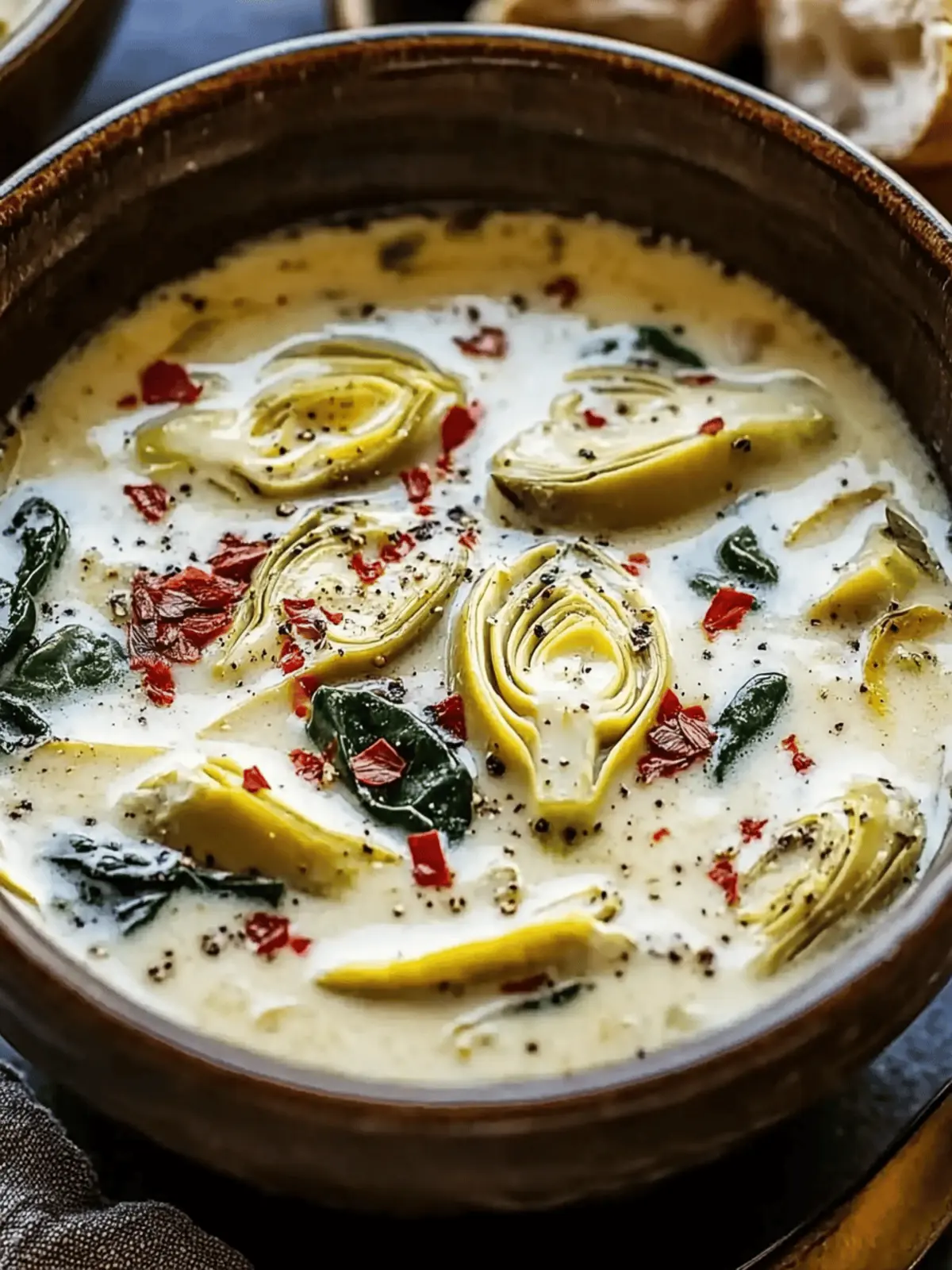 Creamy Lemony Tuscan Artichoke Soup for Cozy Nights 3 Creamy Lemony Tuscan Artichoke Soup