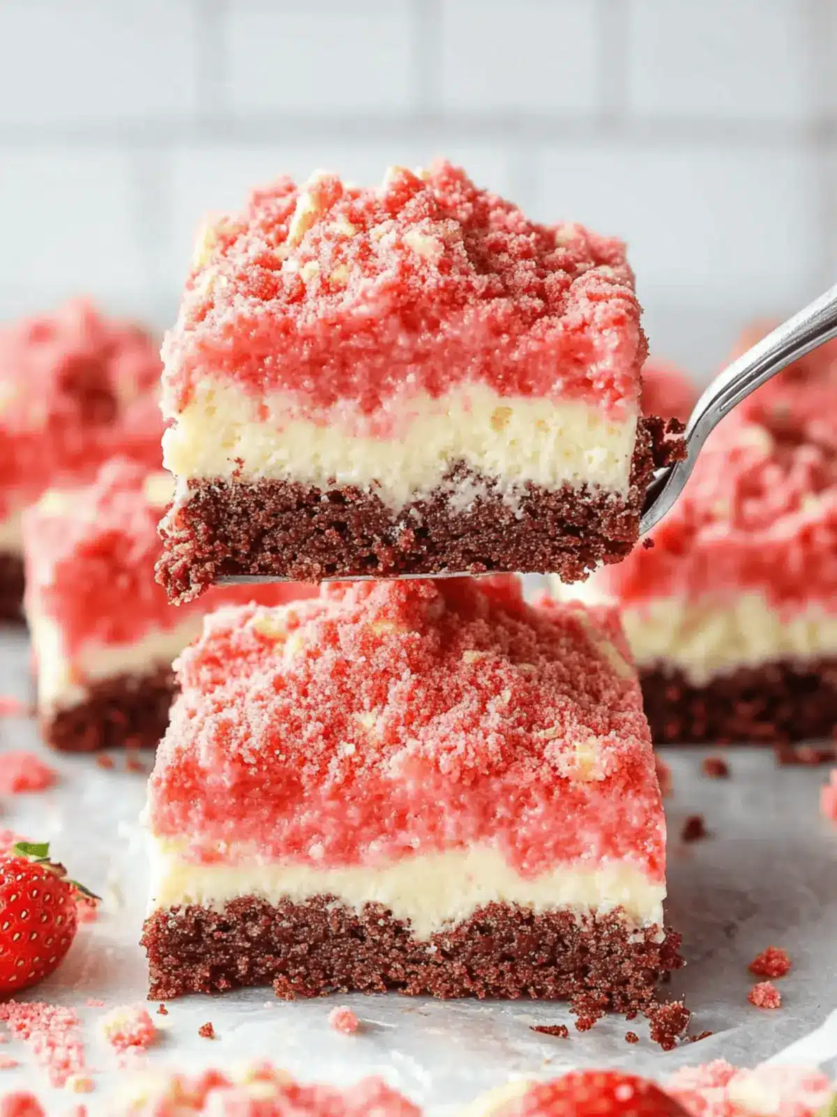 Decadent Strawberry Cheesecake Brownies You’ll Adore 5 Strawberry Cheesecake Brownies