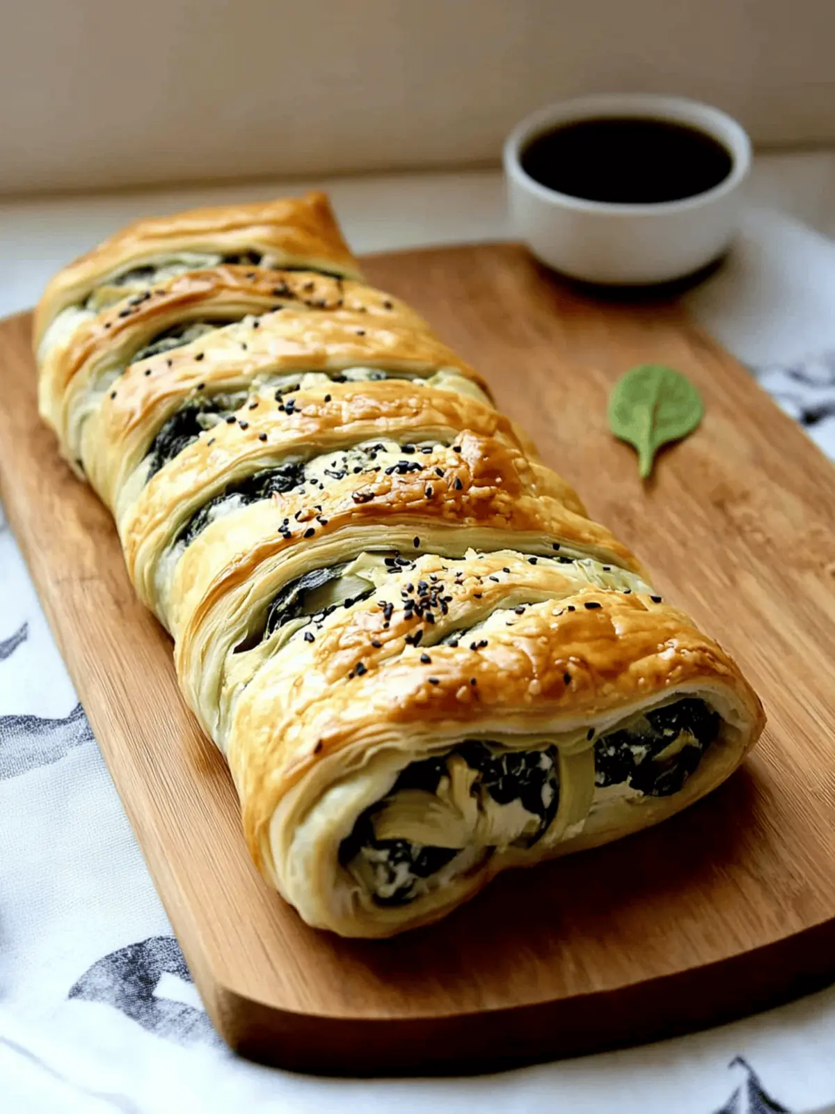 Spinach & Artichoke Puff Pastry Braid for Festive Gatherings 5 Spinach & Artichoke Puff Pastry Braid