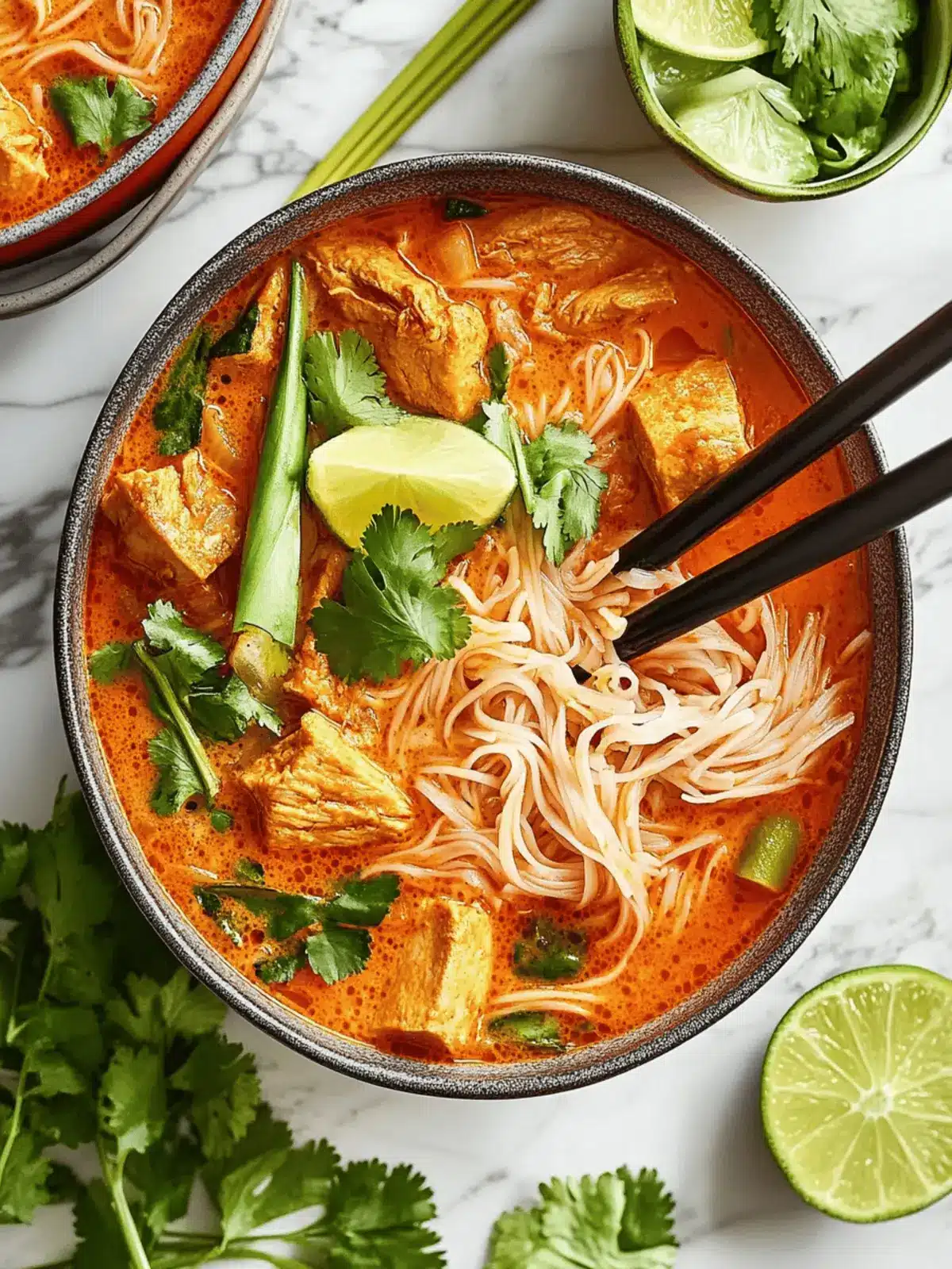Savor the Flavor: Thai Red Curry Noodle Soup Delight 2 Thai Red Curry Noodle Soup