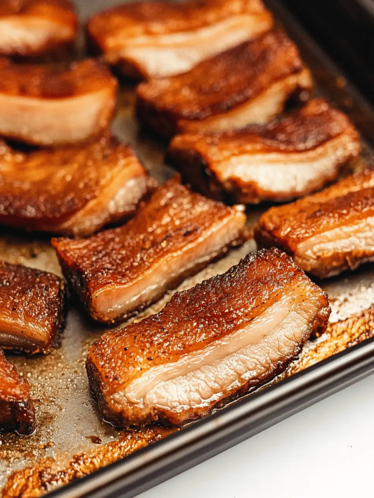 Crispy Oven Baked Pork Belly Slices for a Flavorful Delight 4 Oven Baked Pork Belly Slices