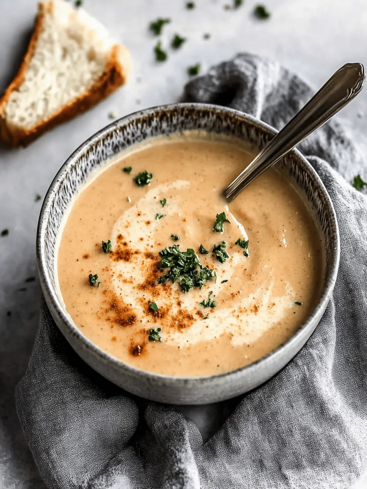 Creamy Roasted Garlic Cauliflower Soup for Cozy Nights 2 Creamy Roasted Garlic Cauliflower Soup