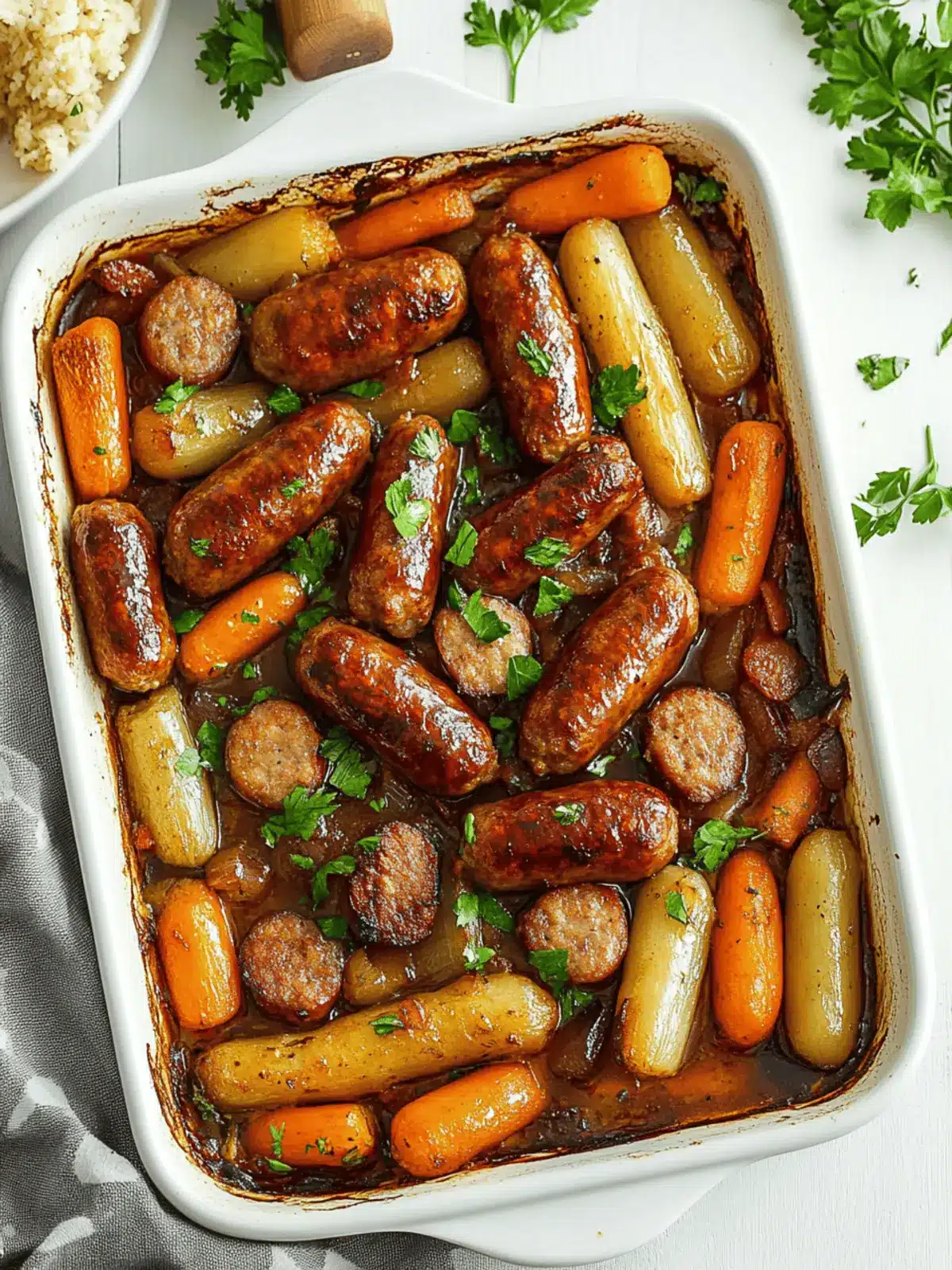 Quick Pork Sausage Tray Bake: Effortless Family Favorite Dinner 4 Quick Pork Sausage Tray Bake